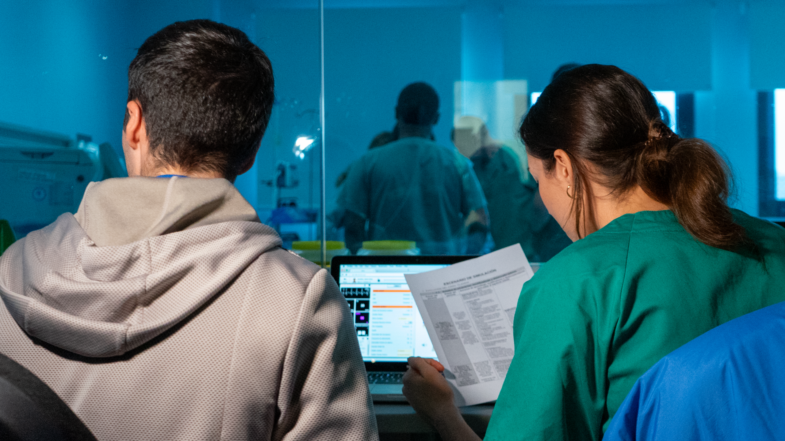 Equipo de profesionales sanitarios en formación